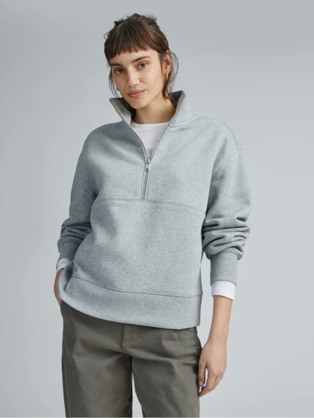 The ReTrack Half-Zip Sweatshirt